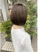 コントラストハイライト/ボブスタイル