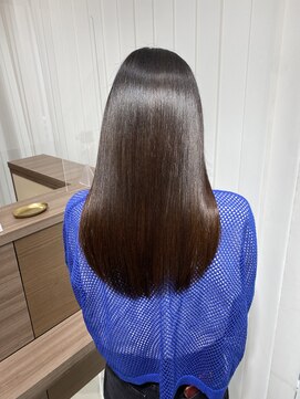 キュア 表参道(CURE) 黒髪/グレージュカラー/ココアベージュ/ヘルシーロング[表参道]