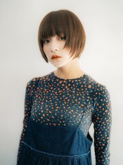 《Agu hair》マッシュショートボブ　丸みショート1