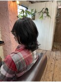 【グレージュカラー/ボブウルフ/ココアベージュ】千葉香奈
