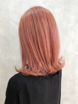 ムウ 難波(MOU)&nbsp;ブラッドオレンジ _チェリーブラウンフェミニンロング