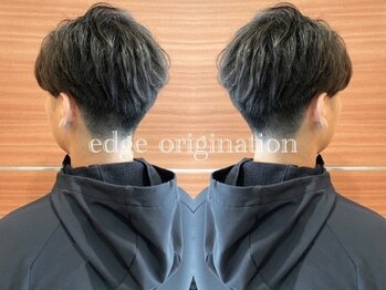 エッジオリジネーション 三宮店(edge origination)の写真/【神戸三宮/カット＋眉カット￥2,980～】清潔感のあるスタイルで好感度UP♪20時まで営業で気軽に通える◎