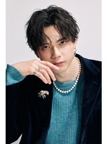 リップスヘアー 渋谷 annex(LIPPS hair)&nbsp;ツイストスパイラルパーマウェーブセンターパート