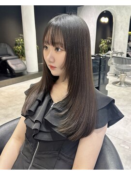 シティ(CITY) レイヤー 姫カット ブルーブラック