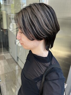 バディヘア ルーツ(BUDDY HAIR ROOTS) ショートボブ×アンブレラカラー