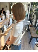 【GIFT】　ボブ　切りっぱなしボブ　ハイトーン