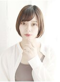 ふんわりトップのナチュラルショート