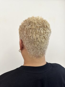 ビーバイエイトジェンツ(Bee by EIGHT GENTS) カルマパーマ/ベリーショート/ダークアッシュ/ニュアンスパーマ