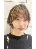 小顔ショートボブ