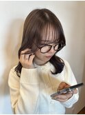 【透明感たっぷり!】ラベンダーグレージュ