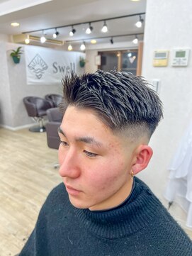 スウェル 津田沼店(Swell) 7:3フェード[津田沼駅/Men's/メンズカット/パーマ]