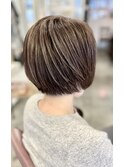 大人ショート 丸みショート 首キレイ ショートボブ/カット/ボブ/