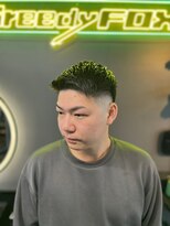 グリーディーフォックス 三軒茶屋(GreedyFOX)&nbsp;波巻き/マッシュパーマ/ウルフ/ハイライト<理容室