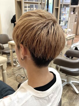 アルターリール(aL ter Rire) 韓国マッシュ/スパイキーショート/ブルーブラック[鎌取］中村