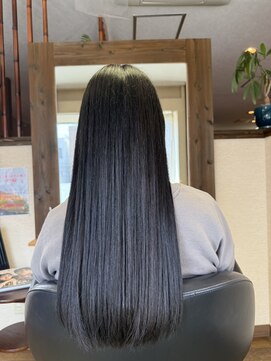 ヘアーズ はれるや(hair's) 髪質改善☆大人可愛い透明黒髪暗髪×エアストレート