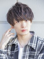 シティ(CITY) 小久保styleフェザーパーマフェザーショートグレーエンドカラー