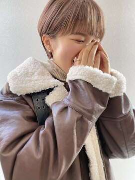 コモダ 神戸三宮(comoda) ミルクティーベージュ / マッシュショート