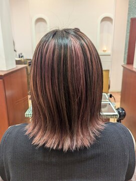 ブランシェ JR勝川駅南口店(BRANCHE) アンブレラカラー BLACK×RED