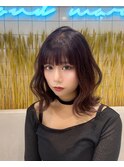 レイヤー／ボブルフ／ネビージュ/小顔/ワンレン/なれミディ
