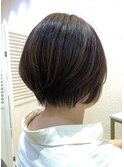ひし形ショートボブ