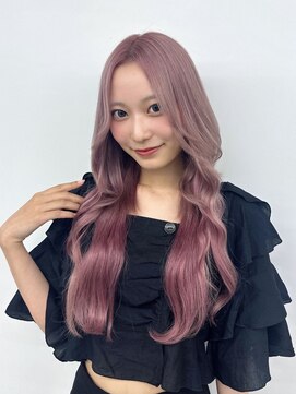 ラピステン 福岡天神 大名店(Lapis) ホワイトピンク/エクステロング/韓国ヘア