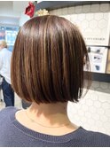 三鷹ショートボブくびれショートイルミナカラー顔周りレイヤー