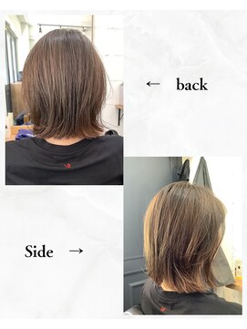 ≪お客様スタイル≫ うるツヤカラー