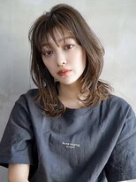 ギークス(GEEKS) 【GEEKS渋谷】冬カラー/艶グレージュ/20代30代/伸ばしかけロング