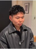 【清潔感】セット簡単メンズショートパーマ/直毛改善/朝ラクUP