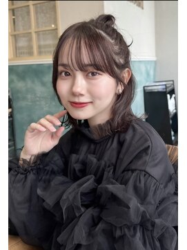 ロンド 銀座(Lond) ◆ ブリーチなし/髪質改善/大人ガーリー/ダークアッシュ/ボブ92