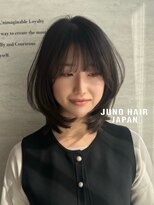 ジュノヘアージャパン 表参道(JUNO HAIR JAPAN) ★韓国ミディアムレイヤーカット★グレージュ、ブルージュ