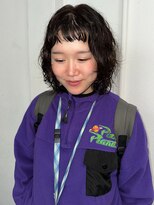 ボウ(BOW)&nbsp;パーマ風オン眉ミディアムレイヤー