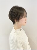 可愛いコンパクトショート×赤み消し透明感カラー