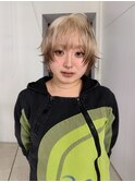 裾カラー エンドカラー デザインカラー ハッシュカット