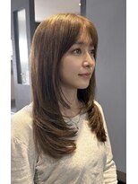 リオリス ヘア サロン(Rioris hair salon)&nbsp;【石川】レイヤーカット/ブリーチなし/オリーブベージュ