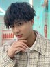 【MEN'S】カット+ツイストスパイラルパーマ+フルカラー+１stepトリートメント