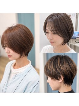 ヘアアトリエ ナイン(hair atelier nine)の写真/大人ショートが得意なお店で理想のヘアへ。ボブからショートまでお任せ♪毎朝のセットが楽になる◎
