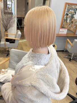 ヘアークリエイションソイ(HAIR CREATION SOI) 抜きっぱなしブロンドボブ