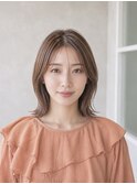 【ブリーチなし】アッシュベージュカラー