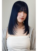 ステラ ヘア デザイン サロン(STELLA hair design salon)&nbsp;Blue Black×layer【浅野】