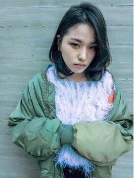 エイト プラット 渋谷2号店(EIGHT plat) 【EIGHT plat】とろみロブ暗髪でも透明感のあるイルミナカラー☆