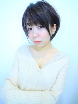 ラウンジ モリオ イケブクロ(Lounge MORIO Ikebukuro) 【morio池袋】大人かわいい可愛い前下がり透け感ショート♪