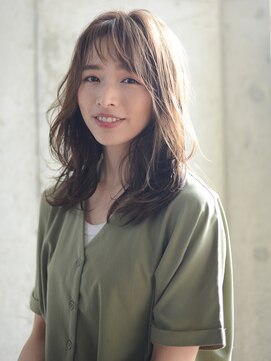 エムクランメイクス 原宿 表参道(m.clan MAKE'S) 大人かわいい 無造作カール ボブディヘルシーレイヤー無造作小顔