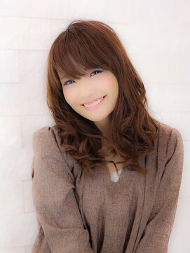 デイジー インデックスヘア 大島店(DAISY index hair) 無造作×毛先パーマ×重め×大人かわいい×ピンクベージュ