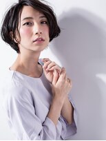 カバーヘア ブリス 大宮西口(COVER HAIR bliss) *bliss大宮*横顔小顔美人…黒髪前下がりセンシュアルショートs