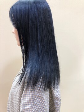ビューティシモ 川越(Beautissimo) ネイビーブルー☆(ブリーチあり)