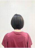 30代40代/グラボブ/小顔/ショートボブ/艶カラー/暗めカラー