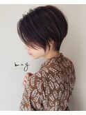 【mag  ginza】襟足スッキリ立体感ショートボブ×ハイライト