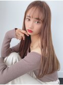 小顔カットモテ髪☆さら艶ストレート
