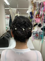 ビューティック ハラジュク(Hair&Make Beautique Harajuku)&nbsp;編み込みアレンジアップ
